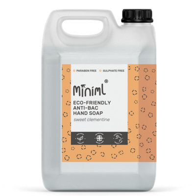 Miniml Anti-Bacterial Hand Wash Refill Sweet Clementine 5L from B&Q