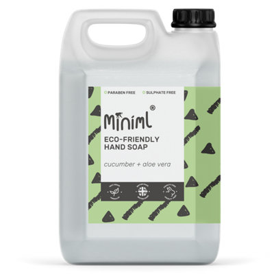 Miniml Natural Hand Wash Refill Cucumber & Aloe Vera 5L