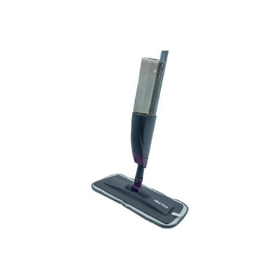  - Calitek Floor Mop Microfibre Spray With 2 Reusable Pads And 600Ml Refillable Bottle