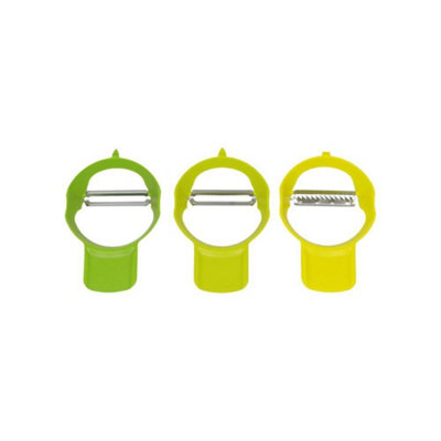 Calitek Peeler Set Of 3 Stainless Steel Blade With Nesting Design Multicoloured - Multi - 1 - Plastic - Image 4