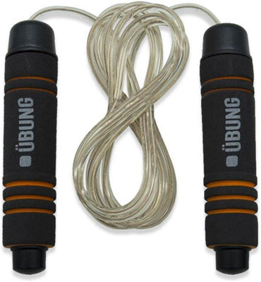 Ubung Weighted Skipping Rope Tangle Free Fitness Jump Rope from B&Q