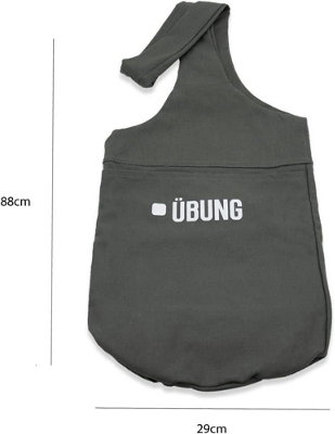 Calitek Unisex Grey Ubung Yoga Kit Bag With Large & Small Pockets Long Strap Fits Most Size Mats - Image 3