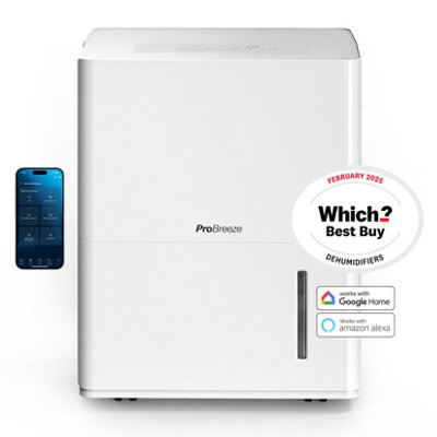 Pro Breeze Dehumidifier With Smart App Control 30L