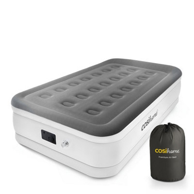 Cosi Home Single Size Air Bed - Built-In Electric Pump And Pillow