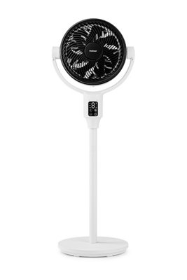 Pro Breeze Airflo Plus™ 44" Hybrid Pedestal FanUltra-Quiet Air CirculatorWhite from B&Q