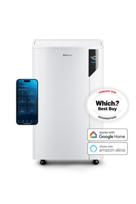 Pro Breeze Premium Dehumidifier With Special One-Click Laundry Mode And Smart App Control 20L