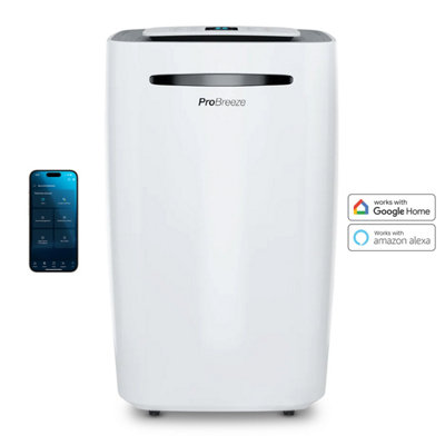 Pro Breeze Dehumidifier With Max Extraction And Laundry Mode And Smart App Control 25L