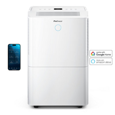 Pro Breeze White Omnidry 40L Smart Low Energy Dehumidifier With Laundry Mode In - Image 8