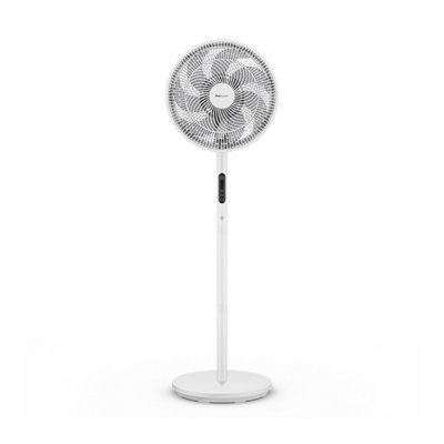 Pro Breeze Airflo Slim 43 Inch Hybrid Pedestal FanUltra- Quiet Air CirculatorWhite from B&Q