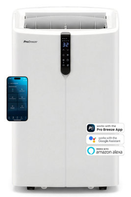 Pro Breeze Omnicool™ 12000 Btu Smart Ultra-Quiet Air Conditioner from B&Q