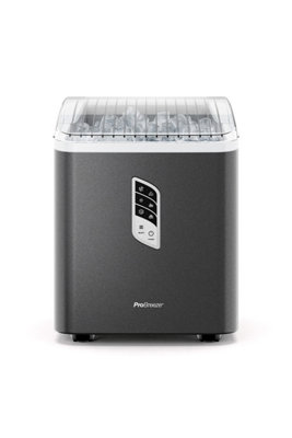 Pro Breeze Unisex Dark Grey Countertop Ice Cube Maker - Self-Cleaning Machine With 15Kg Daily Output In 2L - Image 5