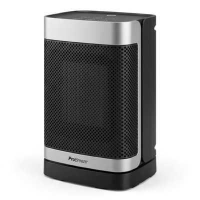Pro Breeze Unisex Black Thermacube™ Mini 1500W Ceramic Fan Heater In - Image 8
