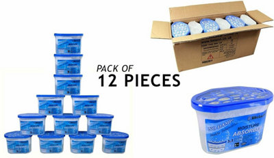 Belaco Disposable Dehumidifier Pack Of 12X 500Ml Prevent Mould & MildewEliminating Musty OdourRemove DampnessAbsorber from B&Q