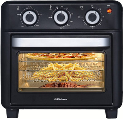 Belaco Air Fryer Oven 1200W Mini Oven Multifunction Countertop Convection Toaster Oven 15L