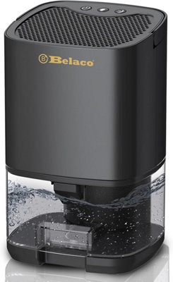 Belaco Dehumidifier Portable Air Dehumidifier For Damp, Mould, Moisture In Home, 1000Ml
