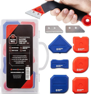  - Silicone Sealant Finishing Tool Set6 Pads1 Professional Sealant Remover2 Extra Blades In Carry BoxRemover Tools30 Pro