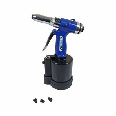 Us Pro Air Riveter Rivet Gun Steel Aluminium 3.2mm6.4mm Rivets New 8226 from B&Q