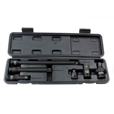 6pc 1/2"" DR Impact accessories Extension Bars Drive Adapters US PRO INDUSTRIAL - Image 5
