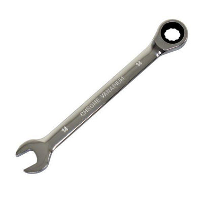 Us Pro Tools 14Mm Ratchet Spanner Wrench 72 Teeth Open & Ring End - Image 2