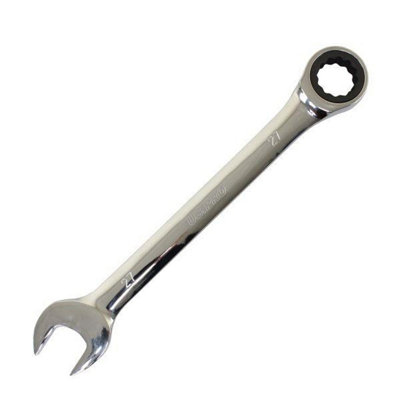US PRO Tools 27mm Ratchet Spanner Wrench 72 Teeth Open & Ring End Wrench 3588 - Image 4