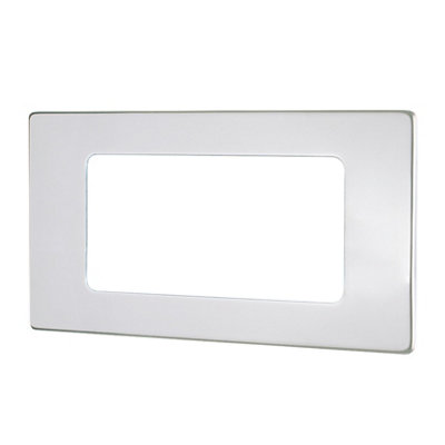 B&Q -  Polished Steel Faceplate For Pv11P & Pv12P