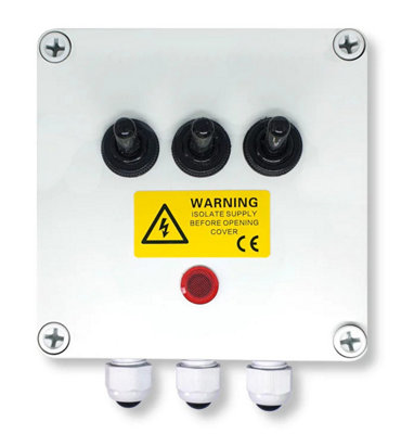 Pondxpert Easyswitch Weatherproof Switch Box3-Way from B&Q