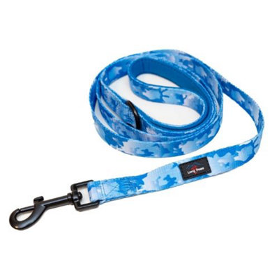 Long PawsFunk The Dog Lead-Blue Camo M from B&Q
