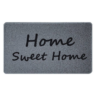 Nicoman Spaghetti Novelty Uv Print Door Mat Grey 75 X 45CmHome Sweet Home from B&Q