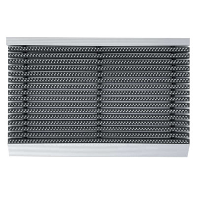 Nicoman Grey Strip DoormatHeavy Duty Barrier Dirt-Trapper Aluminium Metal Door Mat 60Cm X 40Cm from B&Q