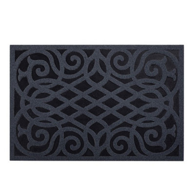 B&Q -  Eco Friendly Indoor Door Mat 75X45CmGrey