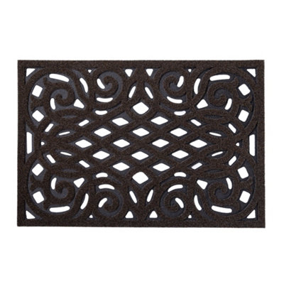 Nicoman Eco Friendly Outdoor Door Mat 60X40cm - Brown