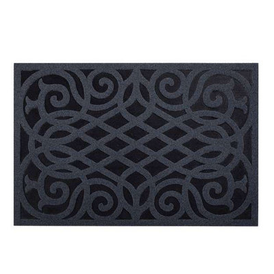B&Q -  Eco Friendly Indoor Door Mat 60X40CmGrey