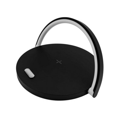 Nicoman Bedside Lamp With Wireless Charging With Touch Control Black