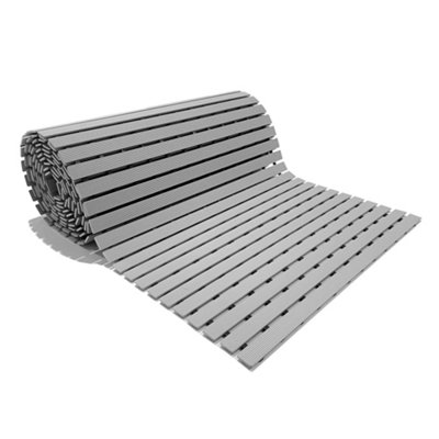 Nicoman Pvc Duckboard Swimming Pool Walkway Anti-Slip Matting 61Cm X 5M RollGrey from B&Q