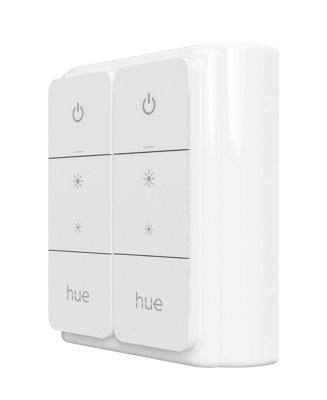 SAMOTECH Double Light Switch Cover For Hue Dimmer V2 from B&Q