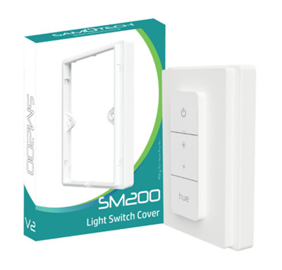 SAMOTECH Single Sm200 Hue Light Switch Cover For Philips Hue Dimmer V2 from B&Q
