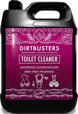 B&Q -  Macerator Toilet Cleaner Descaler For SanifloSeptic Tank SafeBerry Fresh (5L)