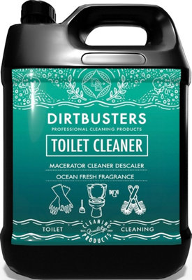 Dirtbusters Saniflo Macerator Descaler Toilet CleanerSeptic Tank SafeOcean Fresh (5L) from B&Q