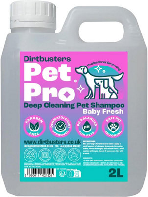 B&Q -  Pet Pro Dog Shampoo (2L) Baby Fresh Fragrance