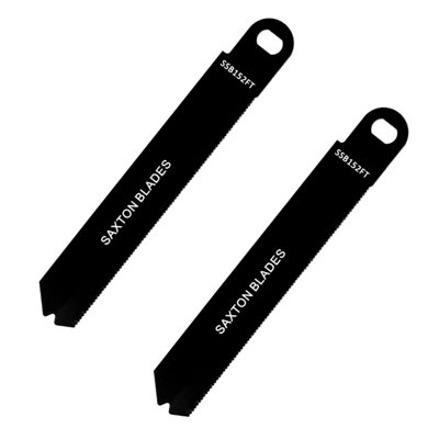 B&Q -  Ssb152Ft Saxton Metal Blades Compatible With Black & Decker Reciprocating Scorpion Saws Pack Of 2