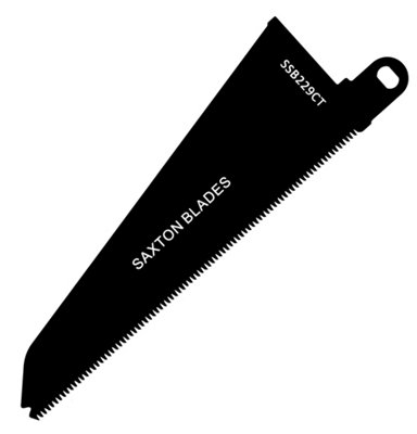 Saxton Blades Saxton Ssb229Ct Wood & Plastic Reciprocating Saw Blade Compatible With Black And Decker Piranha Scorpion Saws from B&Q