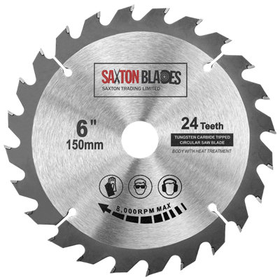 Saxton Blades Saxton Tct15024T Tct Circular Blade 150mm X 24T from B&Q