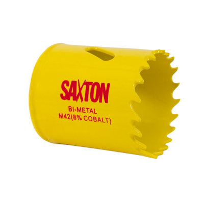 Saxton Blades Saxton Hss Hole Saw M42 Bi-Metal 8% Cobalt Heavy Duty (14mm230mm)32mm (1.1/4") from B&Q