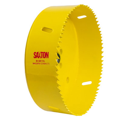 Saxton Blades Saxton Hss Hole Saw M42 Bi-Metal 8% Cobalt Heavy Duty (14mm230mm)114mm (4.1/2") from B&Q
