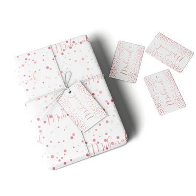 Mubarak Confetti Gift Wrap & Tag from B&Q
