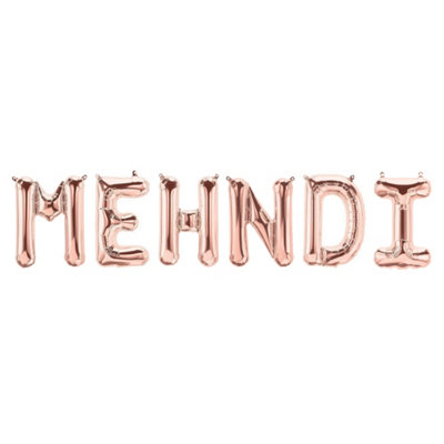 Mehndi Foil BalloonsRose Gold from B&Q