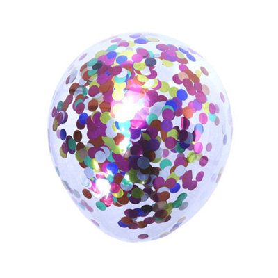 Confetti Balloons (10Pk)Multicolour from B&Q