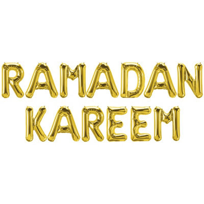 Ramadan Kareem Foil BalloonsGold from B&Q