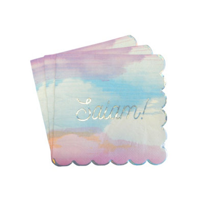 Salam Party Napkins (20Pk)Pastel & Iridescent from B&Q
