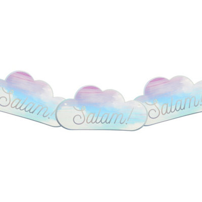 Salam Party BannerPastel & Iridescent from B&Q